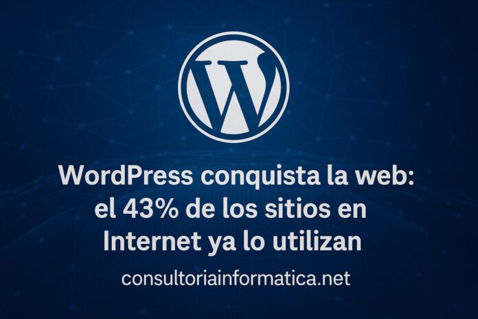 WordPress conquista la web: el 43% de los sitios en Internet ya lo utilizan