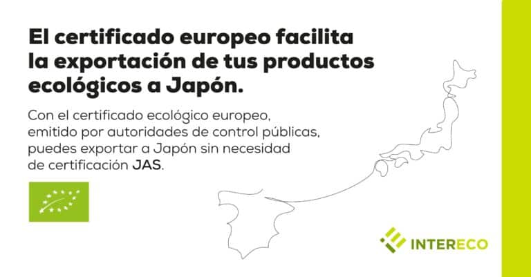 Acuerdo entre la UE y Japón que asegura la continuidad de las exportaciones de productos ecológicos