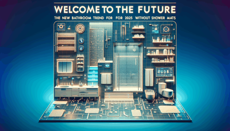 Adiós a las clásicas alfombrillas de la ducha, esta es la nueva tendencia de 2025 para el cuarto de baño
