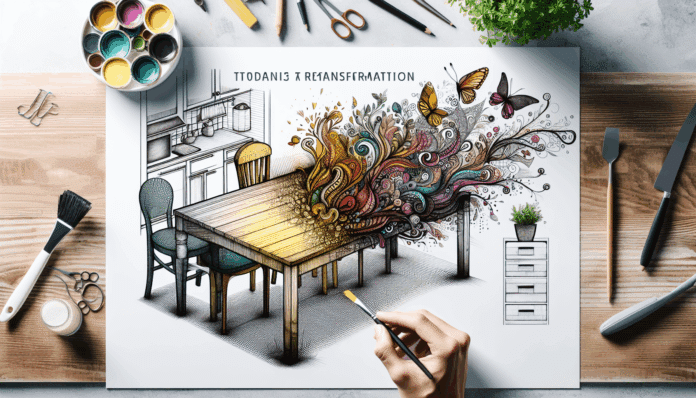 transfórmala en una mesa que parecerá comprada en una tienda de diseño