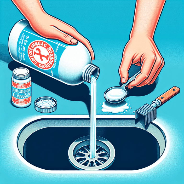 Bicarbonato de sodio para desatascar desague de lavabo