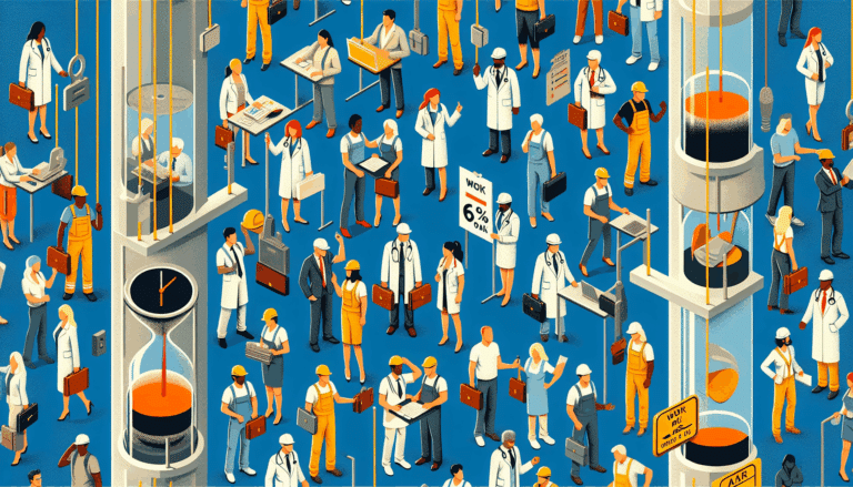 A person working on the computer, rubbing their eyes as if they are tired.