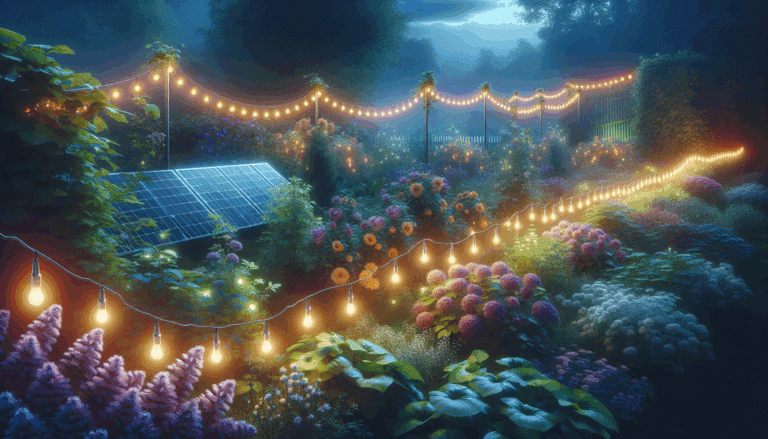Guirnaldas luminosas solares: Ilumina tu jardín de forma sostenible