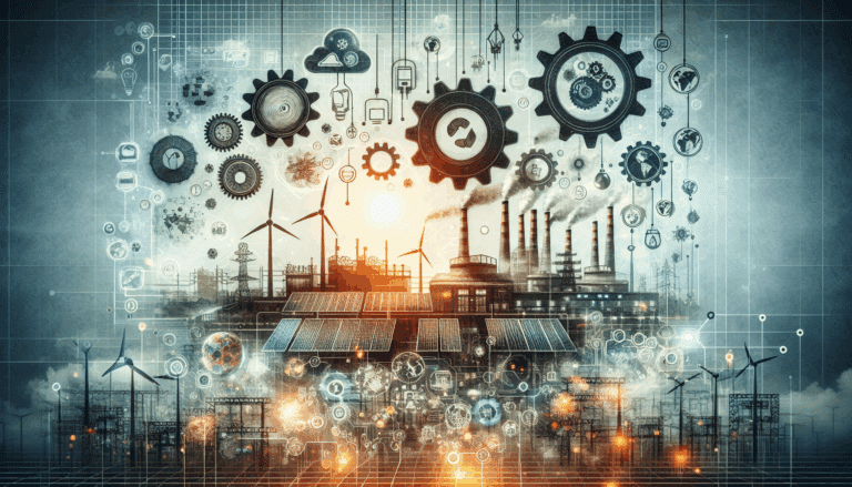 A train with cargo on the rail.