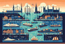 Principales Puertos de Corta Distancia en Europa: Estadísticas Clave shipping port with containers and cranes