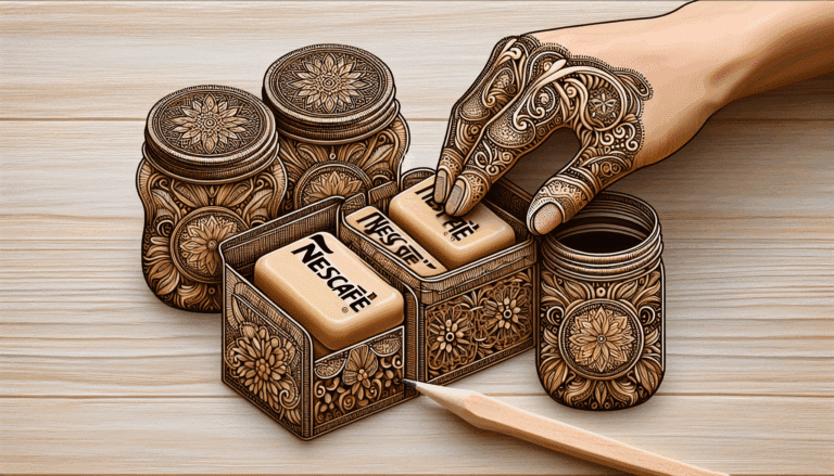 No lo había pensado, pero si reutilizamos los botes de Nescafé vacíos podemos hacer estas elegantes jaboneras para el baño