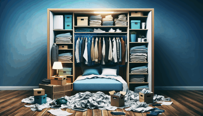 No tires las sábanas viejas, reutilízalas y crea esta maravillosa idea de almacenamiento para el armario