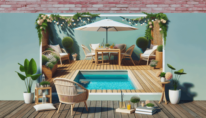 "Es una terraza ideal para el verano, todo combina muy bien y me parece muy cuqui"