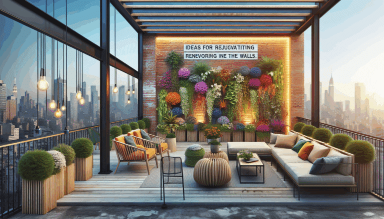 es ideal para dar vida a las paredes de la terraza