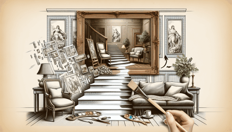 No lo sabía, pero con un cuadro viejo reutilizado se puede hacer esta monería para decorar con gusto cualquier recibidor