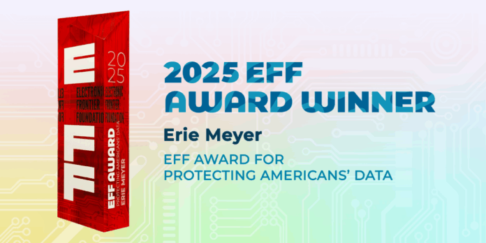 EFF Awards Spotlight ✨ Erie Meyer