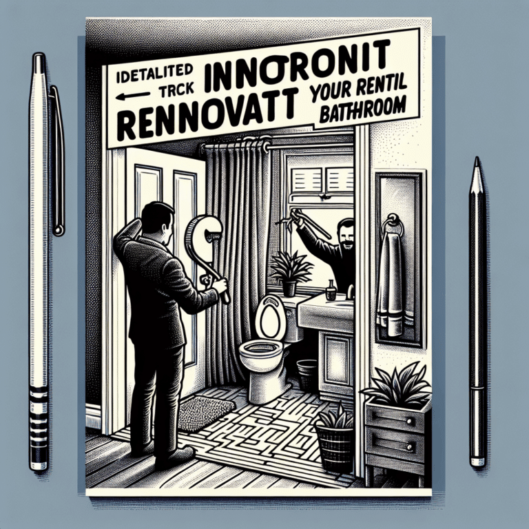 "Te enseño uno de los mejores trucos para reformar tu baño si estás de alquiler"