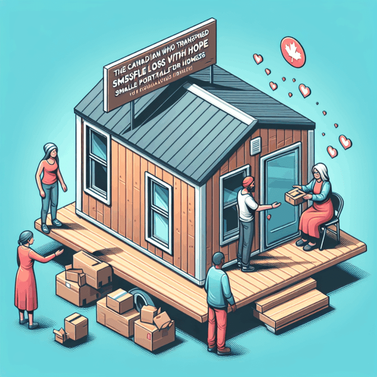 El hermano de este canadiense se quedó sin casa. Y ahora se dedica a crear mini casas portátiles para personas sin hogar