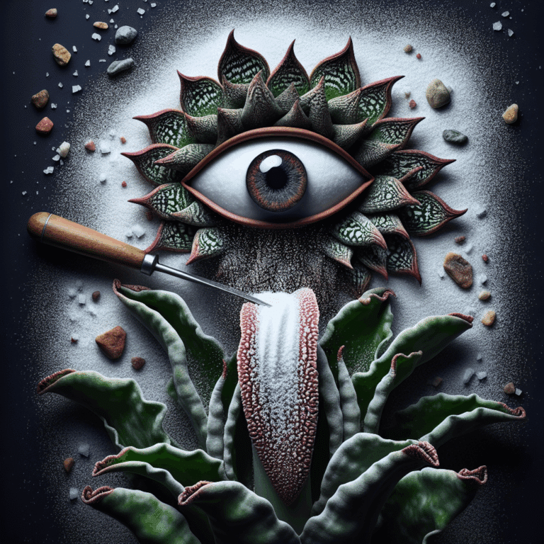 Por qué muchos ponen sal gruesa en la tierra de su lengua de suegra