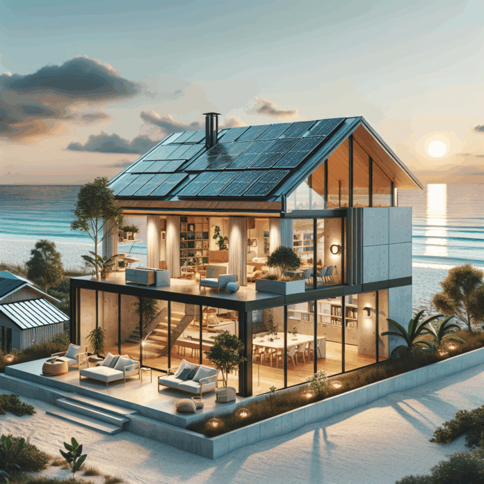 Cómo esta casa pasiva junto a la playa combina estilo y ahorro energético