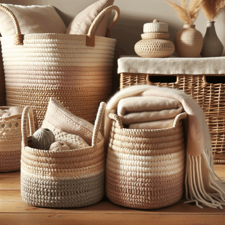 parecen de Zara Home y son perfectas para guardar mantitas