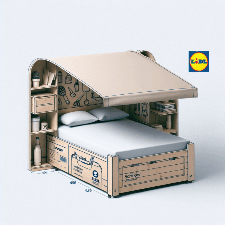 El viernes llega a Lidl esta funda de almacenamiento para el cambio de armario ideal para convertir la cama en un canapé por menos de 4 euros