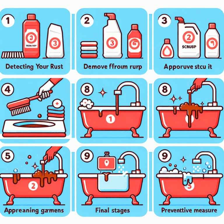 Eliminar óxido en bañera paso a paso