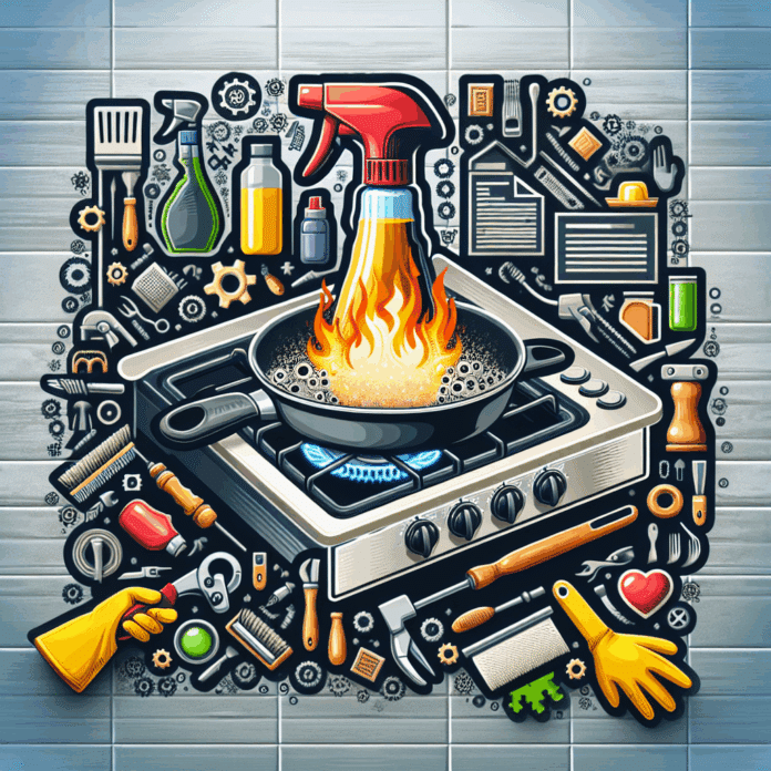 Limpieza de quemadores de estufa de gas