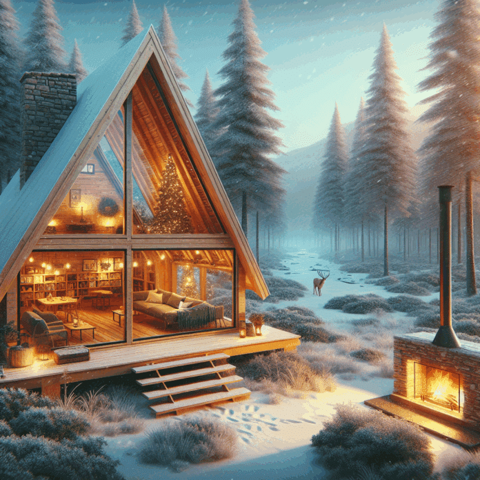 Hygge y confort: La magia de una cabaña A-frame delikatissen