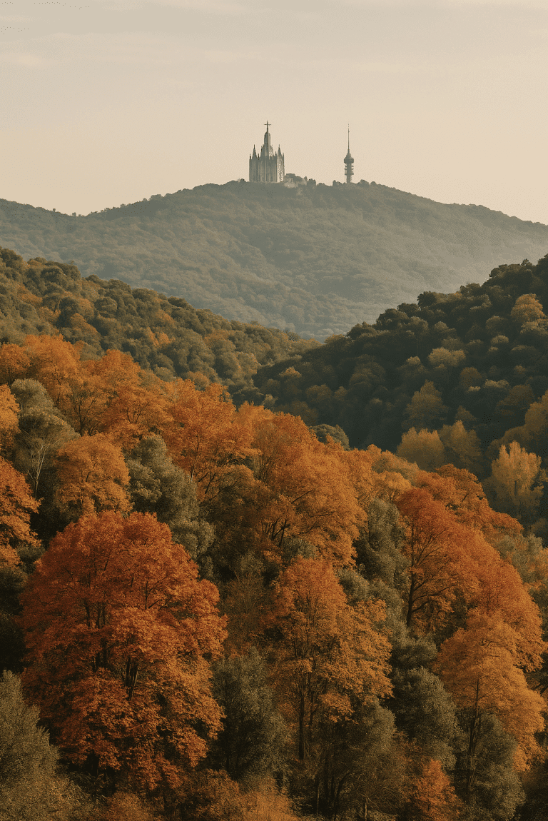 La magia del bosque en otoño llega a Barcelona: The Tiny House Barcelona combina naturaleza y ciudad