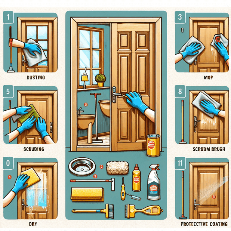 Cómo limpiar puertas de madera de interior y exterior