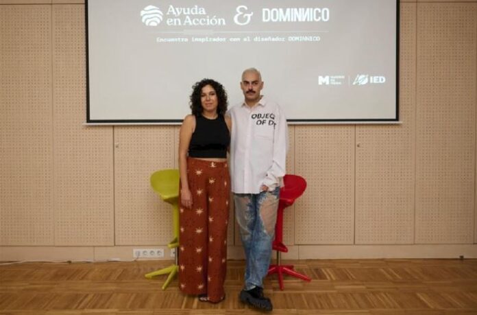 Ayuda en Acción y Dominnico acercan la moda como motor de vocación y futuro bajo el marco de Madrid es Moda