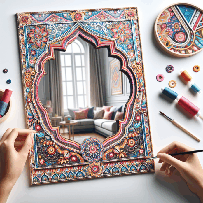 Pintar un Espejo: Da un Toque Personal a Tu Decoración Ideas para pintar un espejo y personalizar la decoración