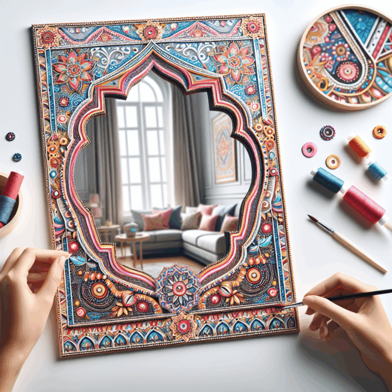 Ideas para pintar un espejo y personalizar la decoración