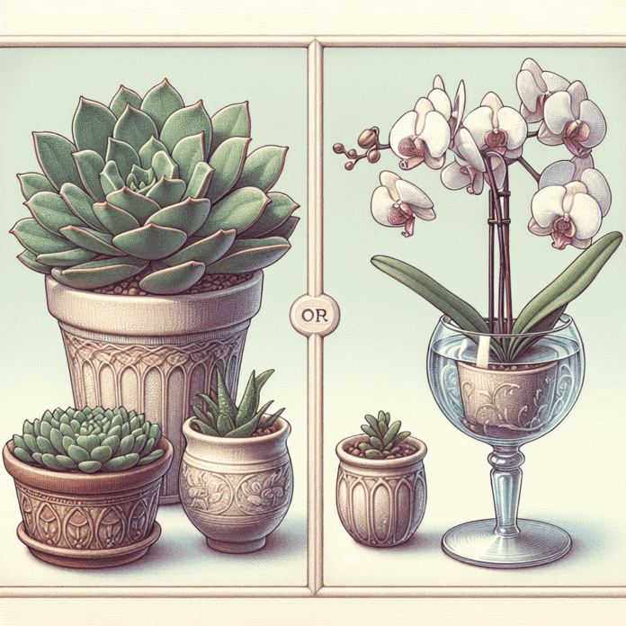 Qué planta es mejor para tu casa, una crasa o una orquídea: esta es la conclusión de la IA