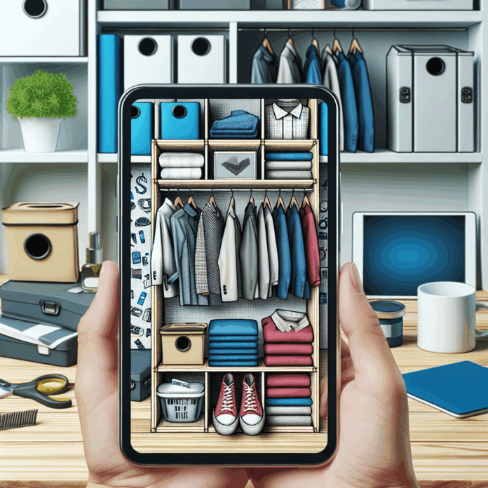 he creado un práctico organizador para el baño o para ordenar el armario