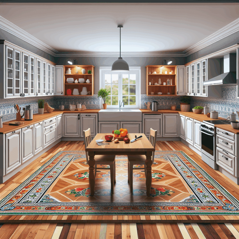 Fichamos en Leroy Merlin el suelo de estilo portugués perfecto para reformar la cocina sin obras