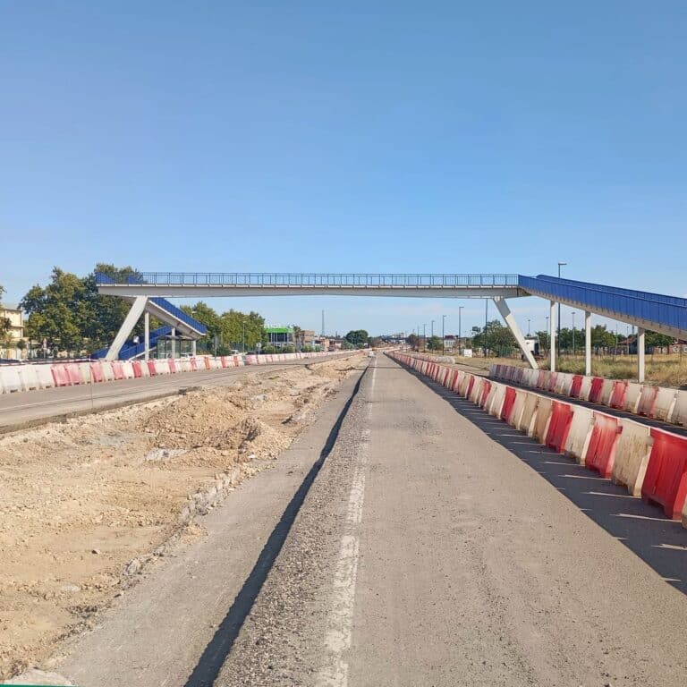 COPISA avanza en la transformación de la N-232 en Utebo: de carretera a avenida urbana