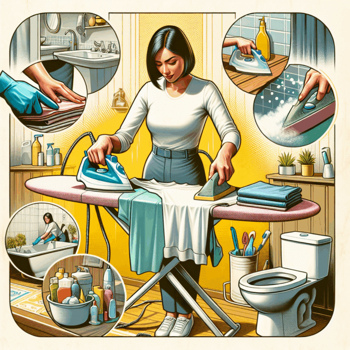 sirve para planchar la ropa y limpiar la cal del baño, según una experta