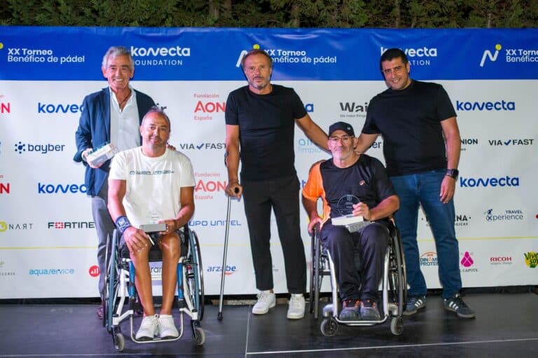 XX Torneo Benéfico de Pádel de Konecta Foundation: 350 participantes y una jornada de inclusión con la FLM