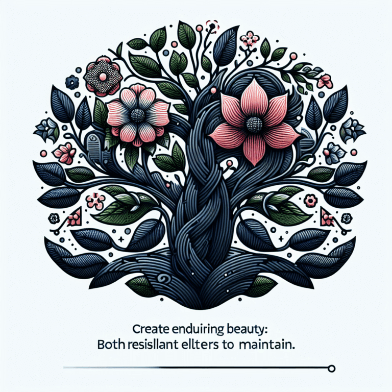 es resistente, bonita y fácil de cuidar