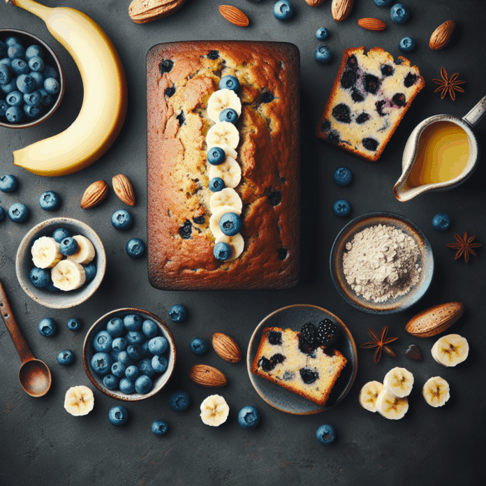 Cómo hacer Blueberry Banana Bread: el bizcocho de plátano perfecto para desayunos y meriendas