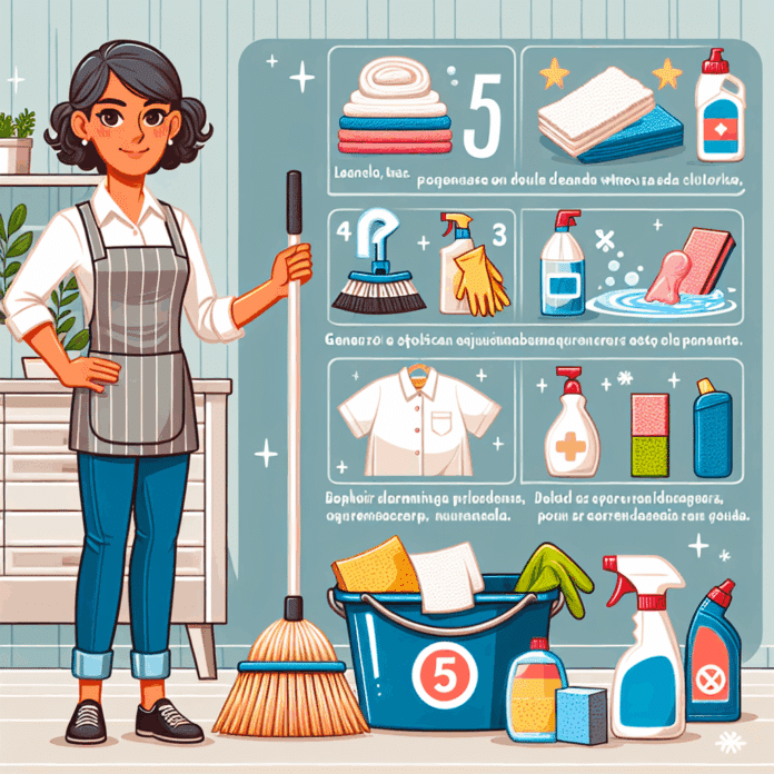 cinco tips de limpieza de la experta Yolanda Herrera