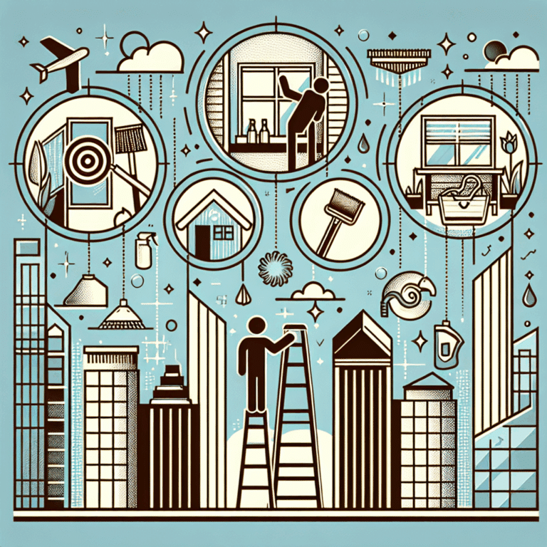 Cinco formas fáciles e inteligentes para limpiar los cristales más altos sin tener que utilizar una escalera