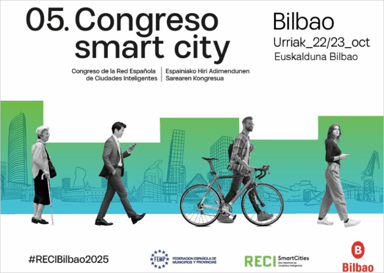 Ciudades inteligentes y transformación digital: IA, GIS, BIM y gemelos digitales en el centro del V Congreso RECI