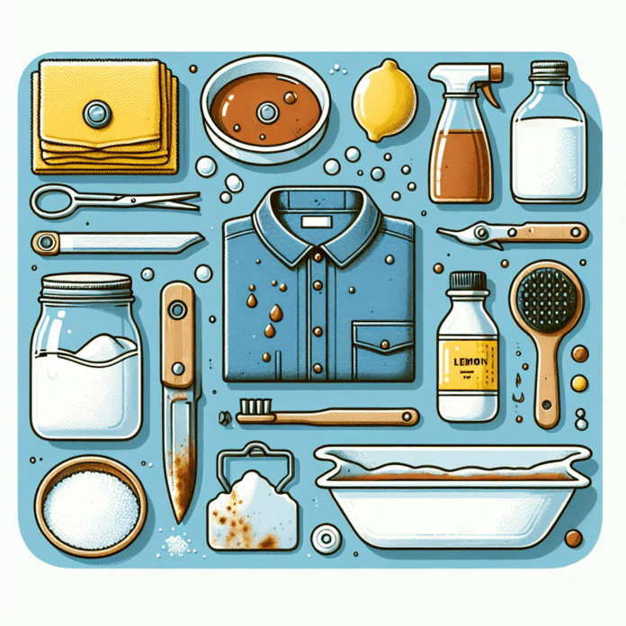 Eliminar óxido de la ropa