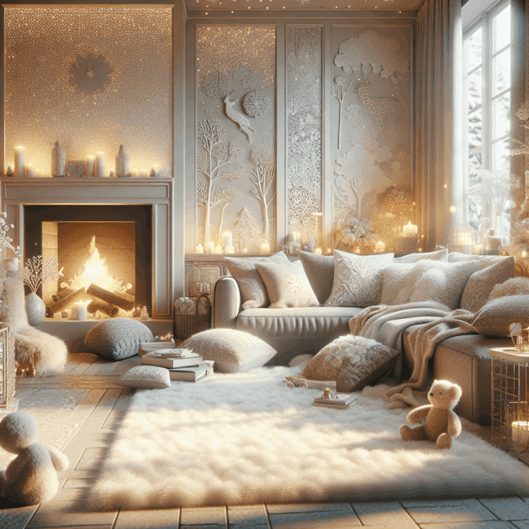 Decoración estilo Gilmore Girls en salón acogedor