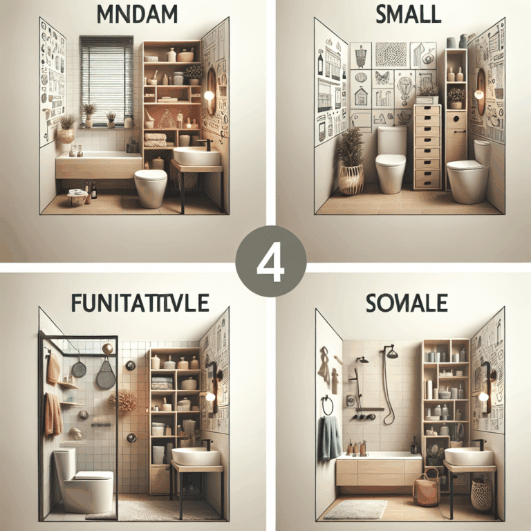 Cuatro cuartos de baño pequeños y funcionales que puedes copiar sin importar el espacio que tengas