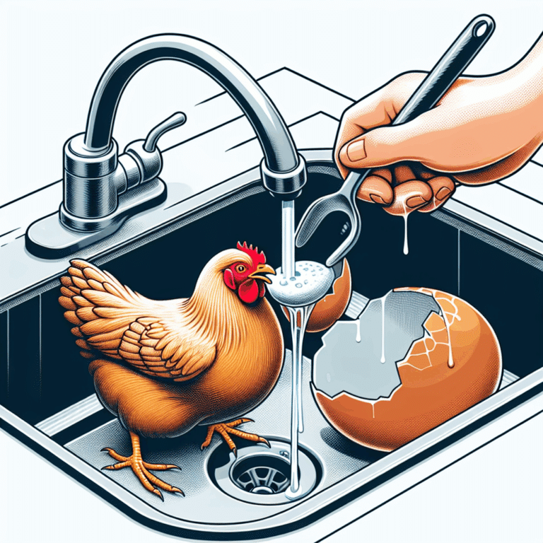 cómo desatascar el fregadero de la cocina con un huevo de gallina