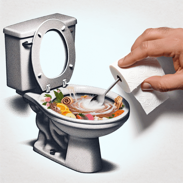 "Para limpiar el sarro del borde del inodoro rellena los bordes con papel de cocina"