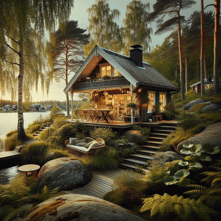 Encantador refugio en Gotemburgo: preciosa casa sueca rodeada de naturaleza