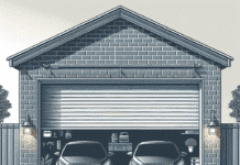 Garaje Amplio con Capacidad para Dos Coches y Puerta Enrollable tiene espacio para dos coches y una puerta enrollable