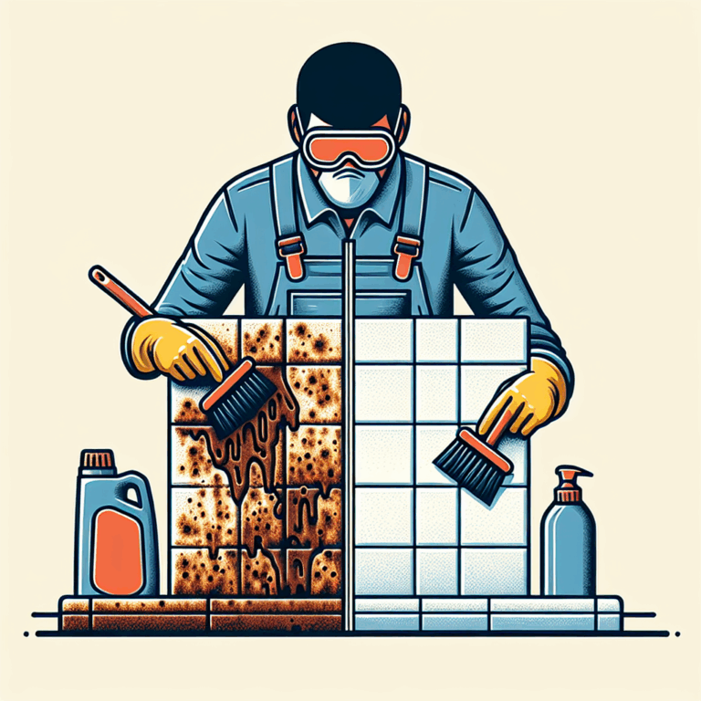 Eliminar oxido en azulejos