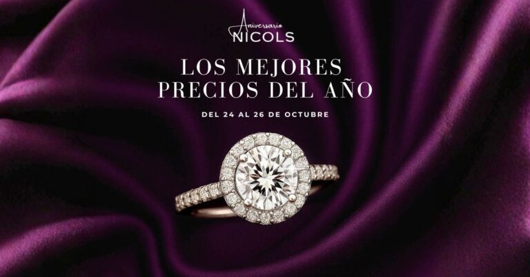 Joyería Nicols celebra su aniversario con los mejores precios del año