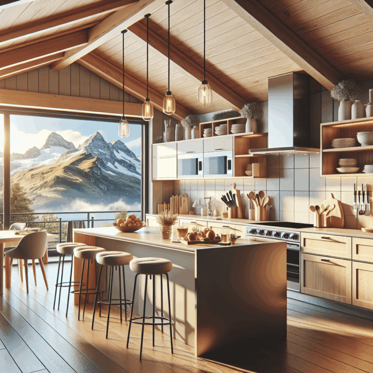 Así es la cocina de Garbiñe Muguruza en su casa de Suiza: acogedora, práctica y luminosa